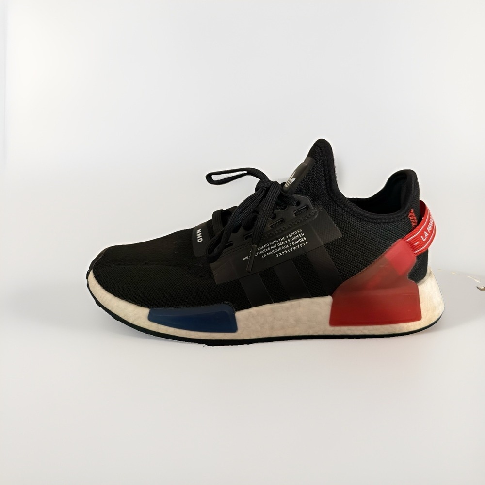 Adidas Originals NMD R1 Black Men's Size 9.5 Running Shoes Ocean Plastic